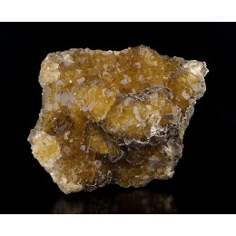 Fluorite, Pyrite Moscona Mine - Fluorescent M03807